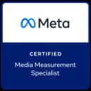 Meta Media Measurement Specialist certification badge