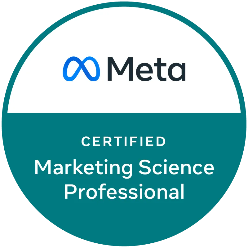 Meta Marketing Science Professional certification badge - Seypro